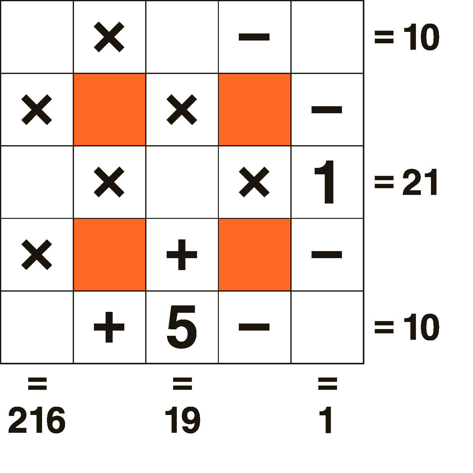 Set Square unsolved example puzzle