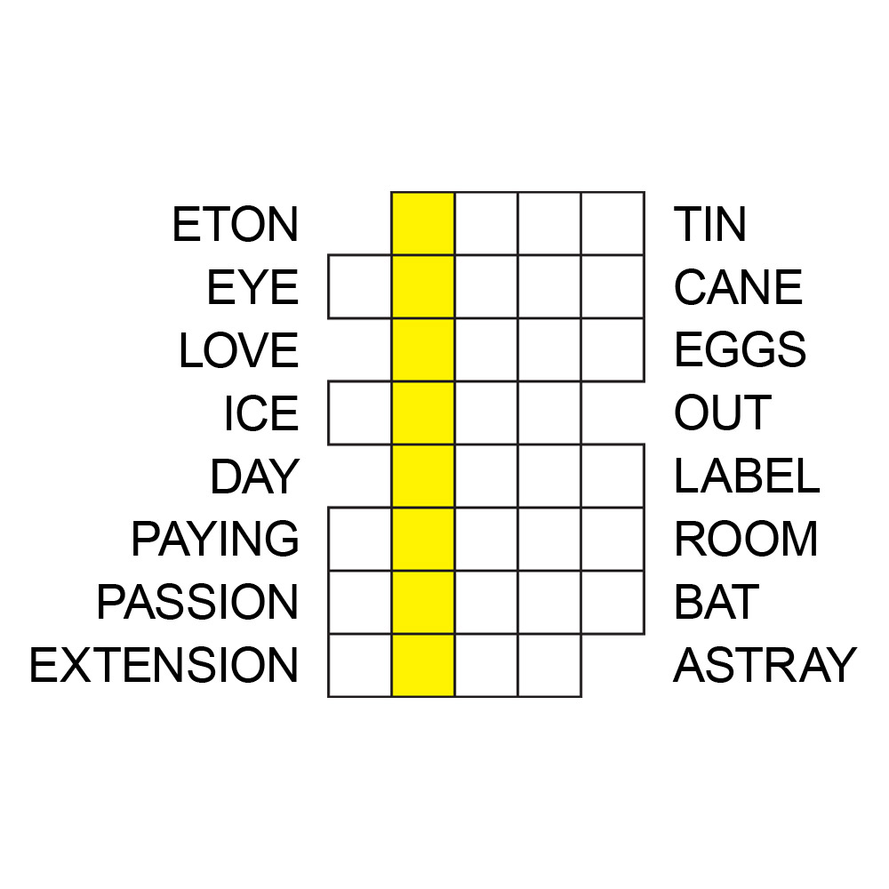 Linkword puzzle unsolved