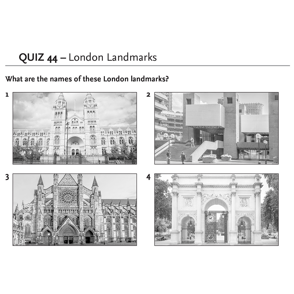 Quiz question examples